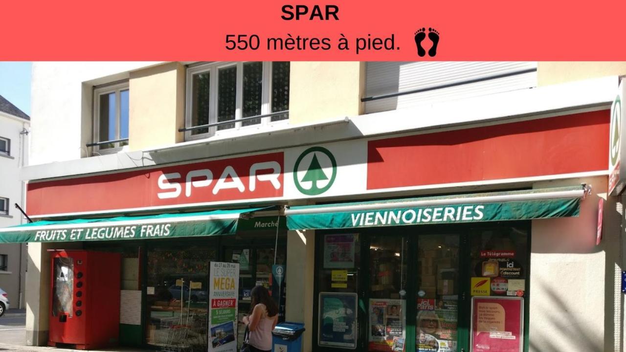 Centre Ville - Lumineux - Fibre Internet Haut Debit - Route Des Plages Lorient Exterior foto