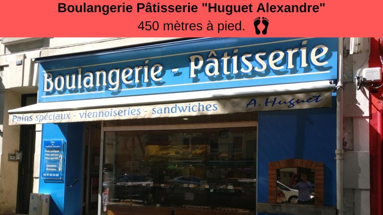 Centre Ville - Lumineux - Fibre Internet Haut Debit - Route Des Plages Lorient Exterior foto